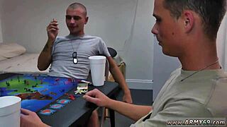 hey doc, these army troops are getting wild in gay movie action!
