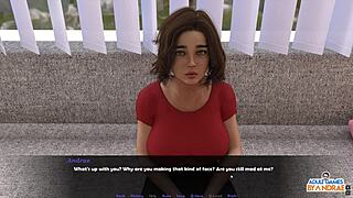 Ep4 Ella feels joy and suddenly GOT LICKED during phone chat