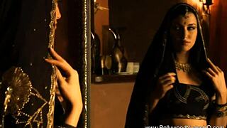 this beauty from India just dances and teases solo.