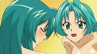 Twin Uncensored Hentai Babes in Wild 3some Action with Horny Old and Young.