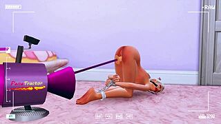 Perverted Stepdaughter Checks Deep Throat In Front Of The Camera For Her Stepfather Sims Me Hentai Animation