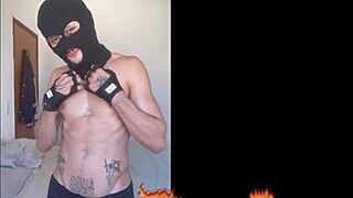 Man, I’m just so hyped, like, cummin’ at the end of this solo striptease, ya know?