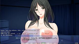 iroha starts her new life with intense cowgirl riding and big tits bouncing in this milf hentai scene