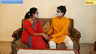 Desi Sali Sapna TURNED HORNY In The Midst Of Celebrating Festival With Jiju