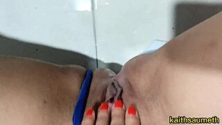 Horny Student Masturbates Vagina with Fingers: Hot Cum