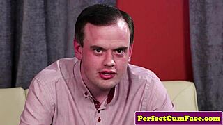 i facially spunked huge titted english redhead in stockings