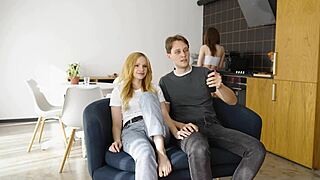 We bang hard while my big booty girlfriend cooks lunch.