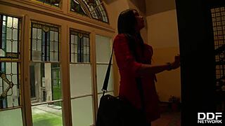 busty milf emma leigh - seduced in the office for rough fucking