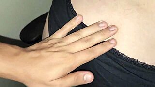 Beautiful couple having sex with an Asian woman who has a great body.