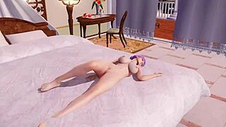 doa5 ayane shows off big tits and ass in nude gravure studio close-ups 😍