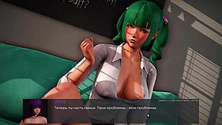 Complete gameplay - deviant anomalies part 38 with big nipples monster cock fucking asian whore in shower!