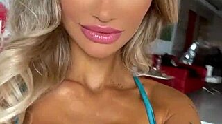 Monika Fox teases with pierced nipples before her steamy pornshoot! 🔥