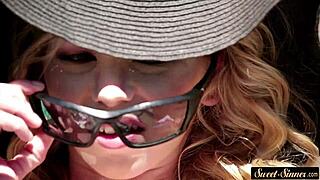 In this fantasy, the beautiful stepdaughter bounces on a hard cock with small tits in a full storyline