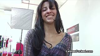 Is This Long-Legged Latina Amateur Ready for Casting Fuck?