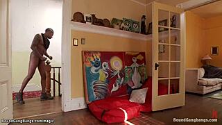 i can't stop fucking this bound busty milf hard