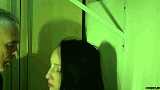 bella angel nails perfect blowjob for bdsm master during machine sex