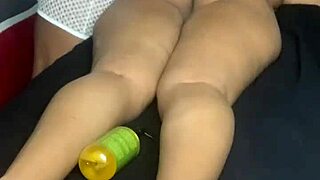 practicing sensual massage on my step sister with her big ass and tits