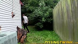 Hot Twinks Splash Piss from Their Cocks in Fetish Masturbation Solo!