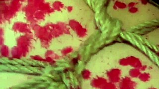 Bound japanese babe feels intense emotions in bdsm threesome with big tits bondage