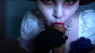 Lady Dimitrescu Cosplay Fucks Hard in Resident Evil Ranch