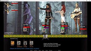 Beautiful women in the city in a BDSM themed game.