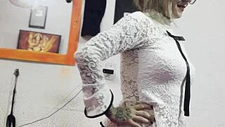 peguei ela fazendo alongamento em casa olha s� qui del�cia