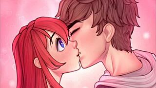 Harem in another world hentai game ep 3 features the farmer’s daughter exploring wild furry fantasies.