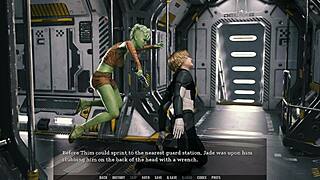 Pretty blonde cries and wants to be with me in Tales from the unending void