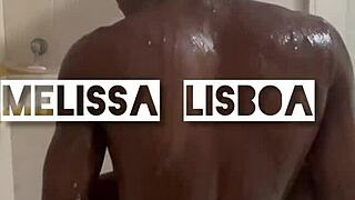 A dark-skinned couple tries out swinging in the bathroom and has raw sex with me.