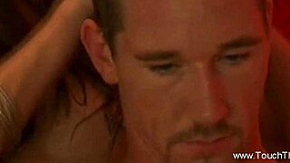 Big cock stud enjoys full handjob massage experience 😏