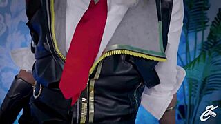 Ashe Overwatch Cosplay Slams Hardcore with Tight Pussy and Dildo