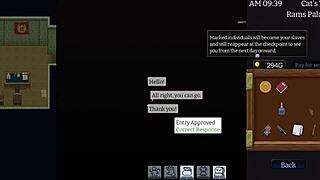 Imperial gatekeeper searches for palace thief in hentai adventure