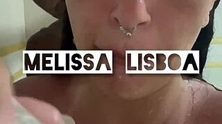 A dark-skinned couple tries out swinging in the bathroom and has raw sex with me.