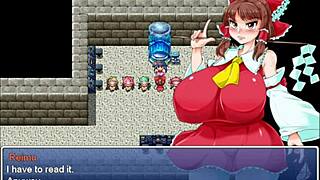 reimu priestess brainwashed into prostitute with big cock