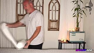 Shady Spa Offers Big Boob Ejaculation Therapy