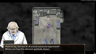 karryns prison pornplay hentai game ep 12 rough threesome with slime monster and thug