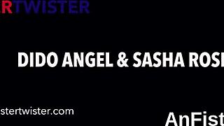 Wow! Feisty Lesbian Stunners Fist Tight Snatches and Stretch Anals Hard!