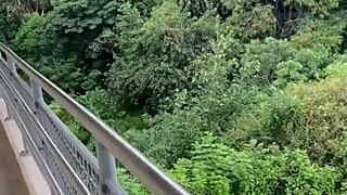 Skinny Twink Hunts Monster Cock Outdoors in Matagel Engenheiro Goulart Park