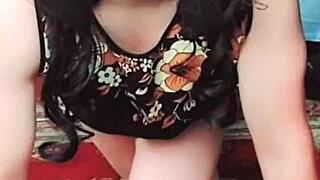 I love this 4k shemale cute sissy crossdresser in 3 hot dresses with white gay boy slut twink big butt big ass