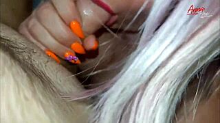 omg, i caught a peek through stepmom's torn pantyhose... so hot! 😍