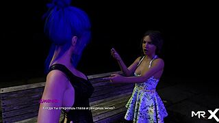 Actinglessons - caressing a cute girl on his cozy couch