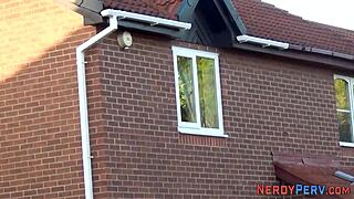 first time slut eagerly stroking and sucking cock