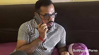 indian girlfriend gives boyfriend hot pussy on his birthday