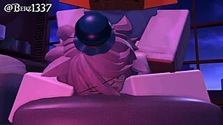 mayrin walks home and gets slammed rough in wild 3d cartoon action tonight