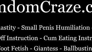 You Feel Nothing But Humiliation As A Fat Slob Under Mistress's Domination