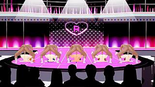 Pokemon girls captured and hypnotized to dance naked