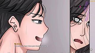 Alpha Male Fucks Mrs. Han from Behind, Cumming Inside Her Pussy in Cartoon Hentai