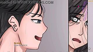 Alpha Male Fucks Mrs. Han from Behind, Cumming Inside Her Pussy in Cartoon Hentai