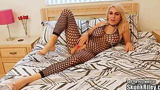 I crave that big black cock stretching my blonde holes