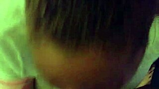 She enjoys giving blowjobs to her amateur partner